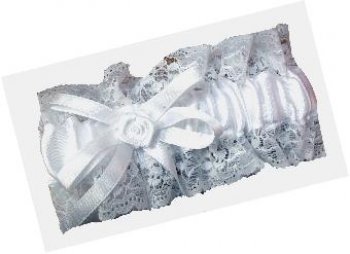 Jarreti&egrave;re blanche 